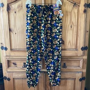 Women Main and Local black orange Fall Halloween lounge pants size M - NWT